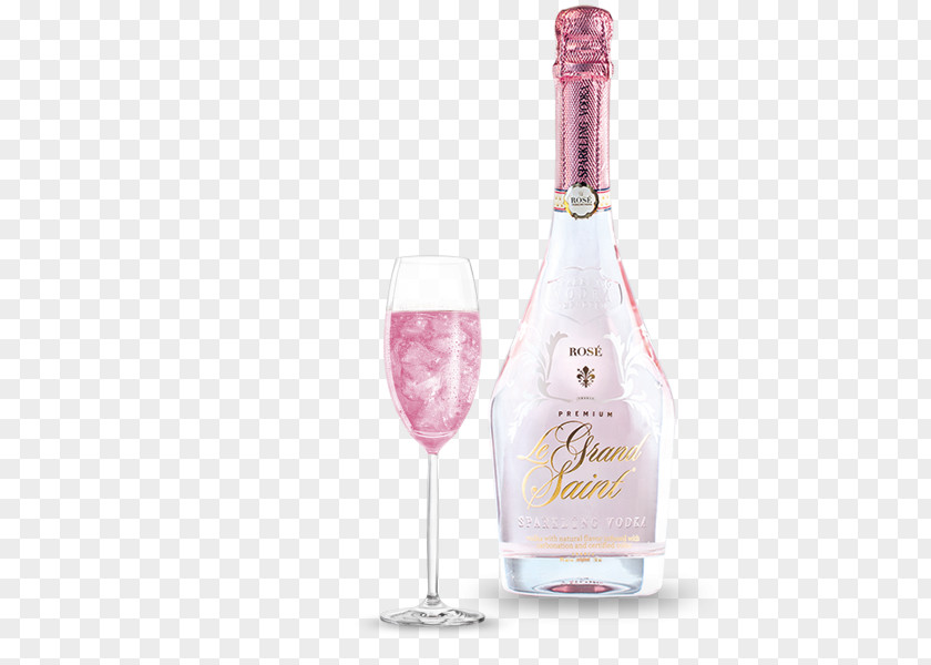 Champagne Wine Glass Liqueur Bottle PNG