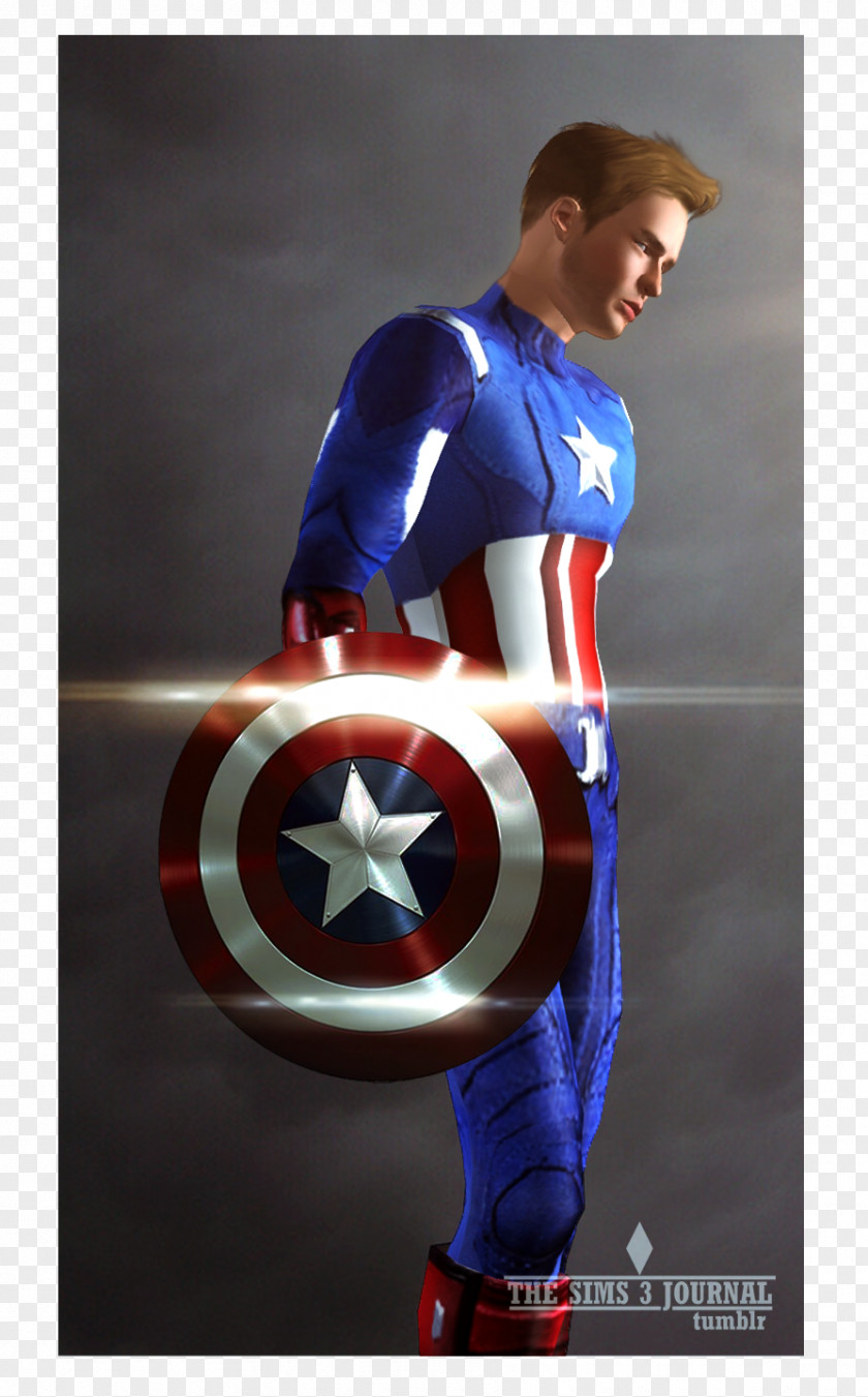 Chris Evans The Sims 3: Seasons Captain America Slenderman Fan Art PNG