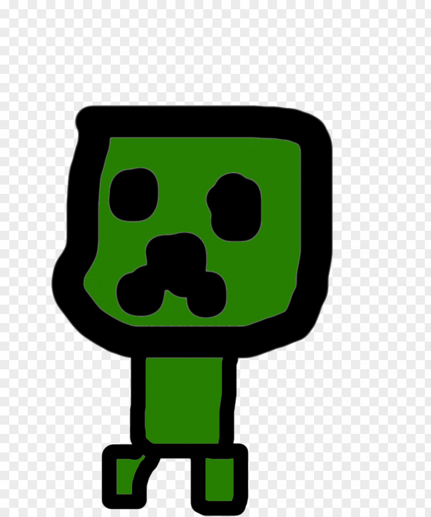 Creeper Green Snout Clip Art PNG