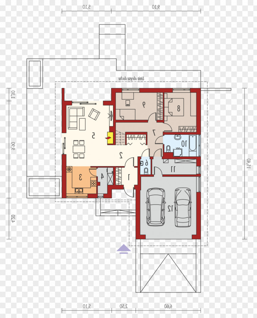 Design Floor Plan Facade PNG