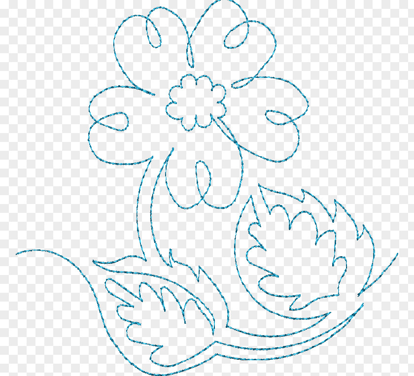Design Floral Quilting Embroidery PNG