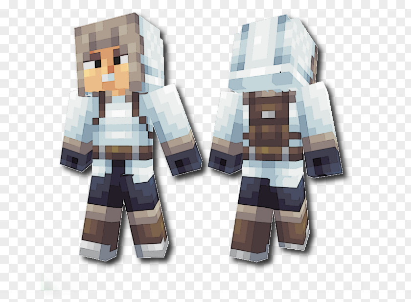 Minecraft Arctic Eskimo Winter Clothing PNG