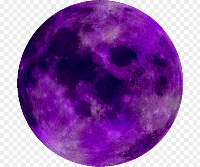 Purple Moon Violet Image PNG