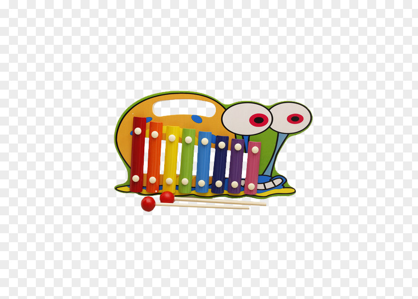 Snail Small Xylophone Child Musical Instrument Toy Percussion PNG