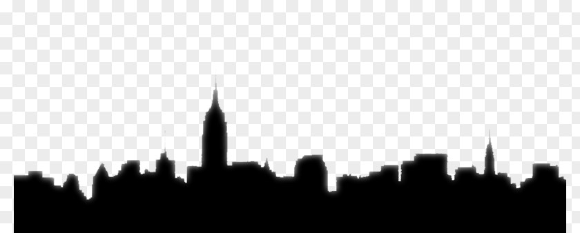 City Silhouette New York Skyline Clip Art PNG