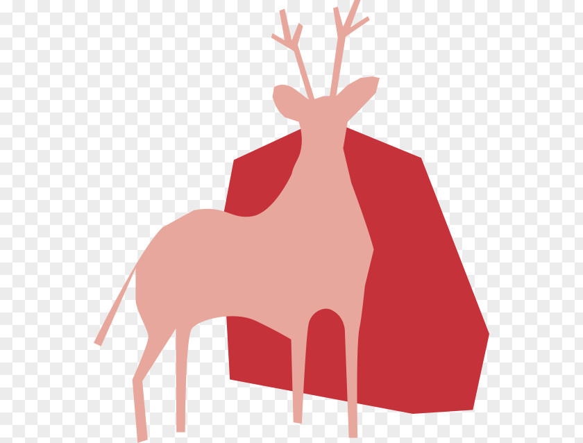 Fawn Antelope Christmas Reindeer Drawing PNG