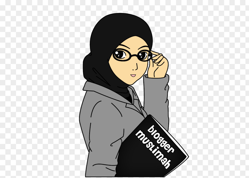 MUSLIMAH Cartoon Female Drawing Animaatio PNG