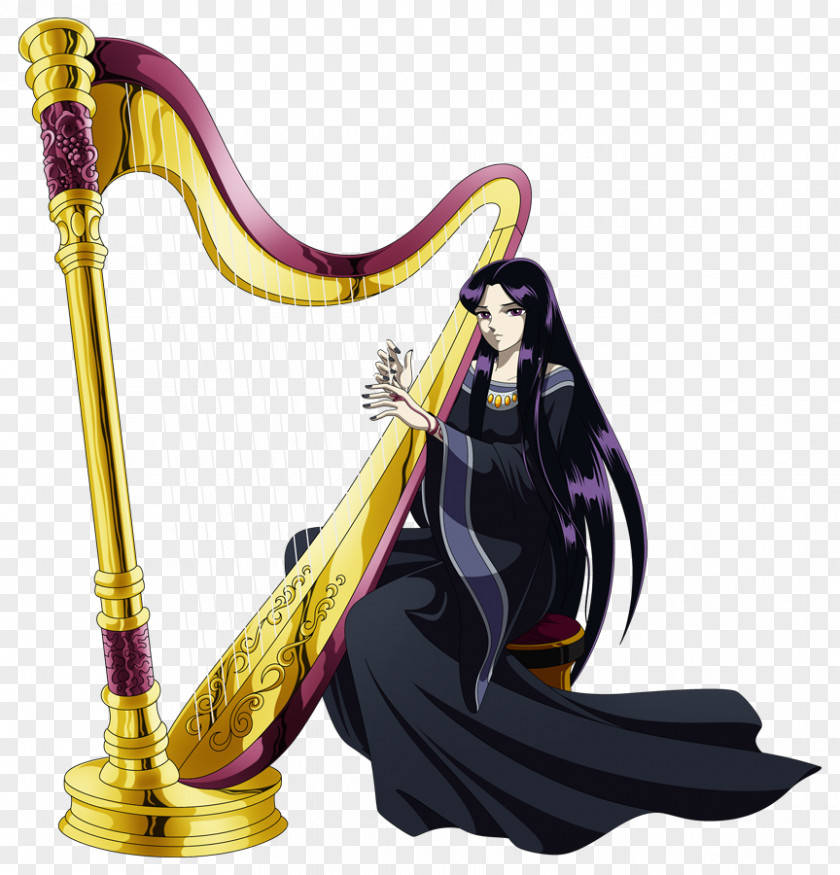 Saint Seya Omega Celtic Harp Cavalieri Neri Wiki Konghou PNG