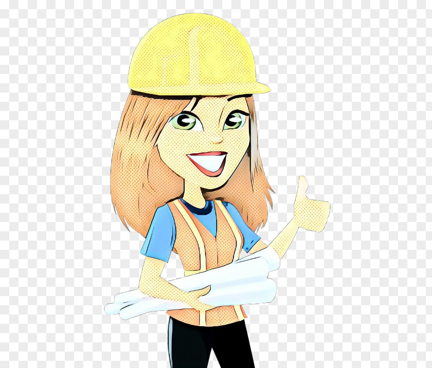 Thumb Finger Cartoon Construction Worker Clip Art PNG