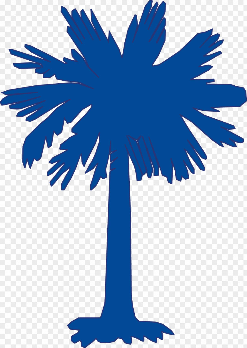 Beau Flag Of South Carolina Sabal Palm Decal Trees PNG