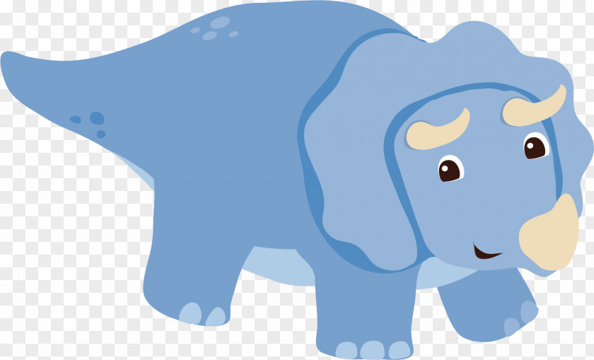 Blue Elephant Vector African Indian PNG