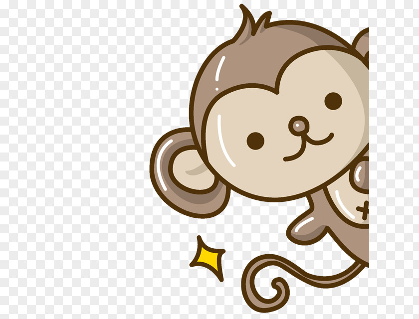 Cute Monkey Moe Cartoon Cuteness Illustration PNG