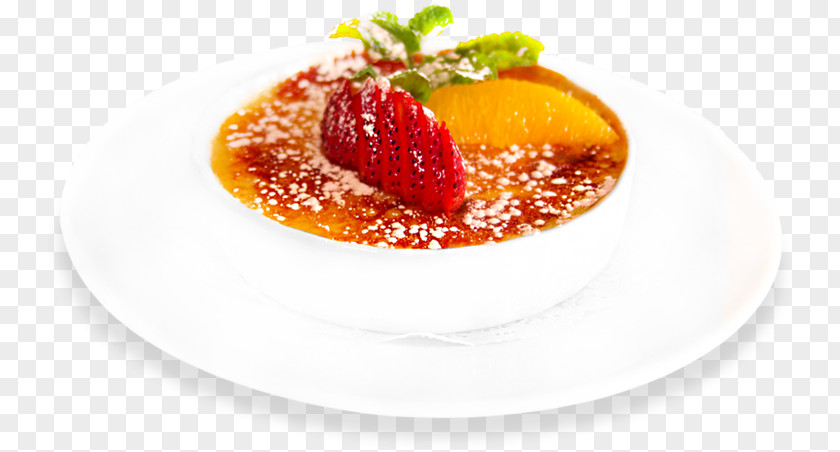Dish Panna Cotta Crème Brûlée Strawberry Flavor Superfood PNG