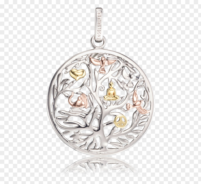 Tree Of Life Necklace Charm Woman Jewellery Engelsrufer Charms & Pendants Silver Chain PNG