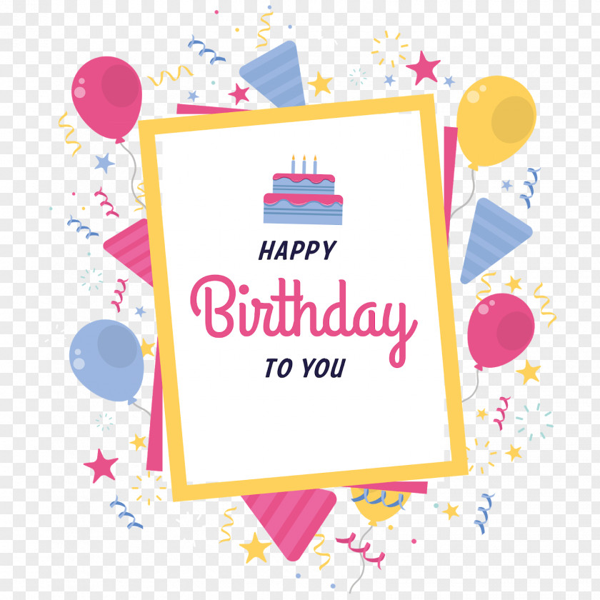 Birthday Greeting & Note Cards Clip Art PNG
