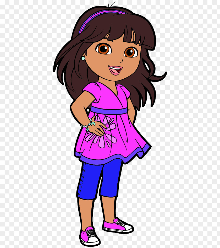 Dora The Explorer Cartoon Clip Art PNG