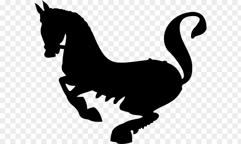 Horse Silhouette Stallion Mustang Pony Clip Art PNG