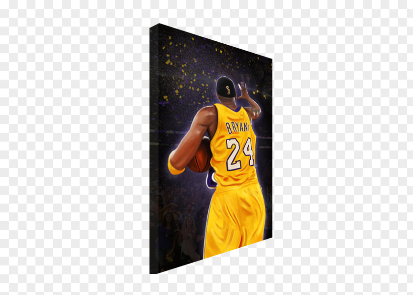Kobe Bryant Los Angeles Lakers Painting Canvas Poster Art PNG