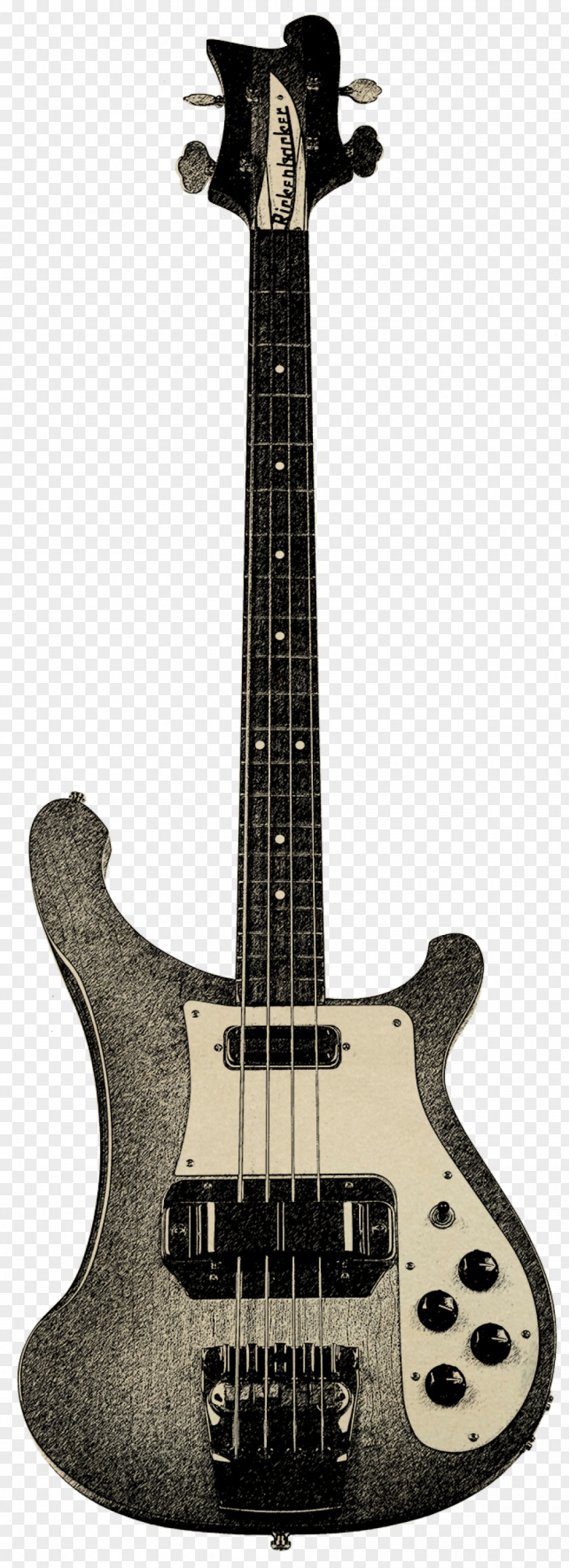 Rickenbacker Bass Guitar Acoustic-electric 4001 PNG