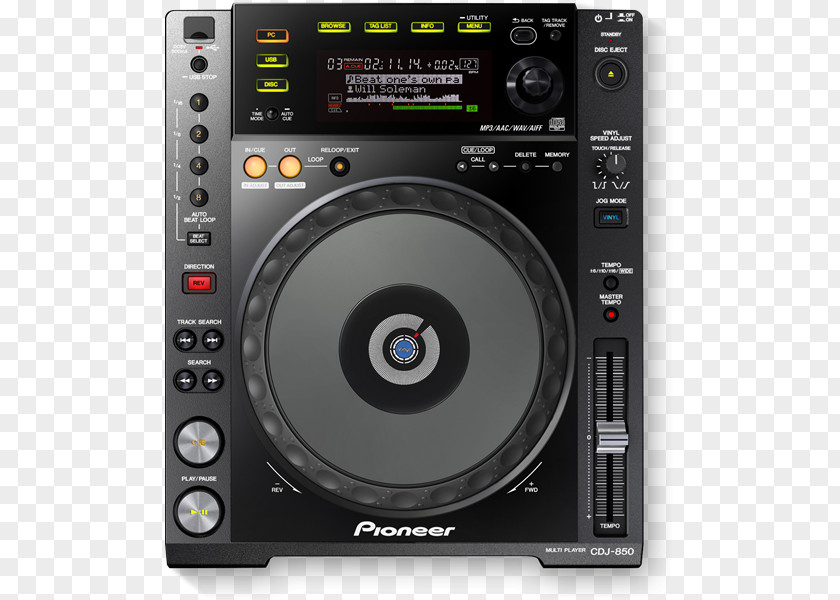 Dj Player CDJ Pioneer DJ Disc Jockey Corporation Mixer PNG