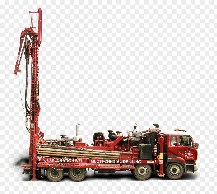 Geotech Drill Rig Drilling Down-the-hole Augers Mining Machine PNG