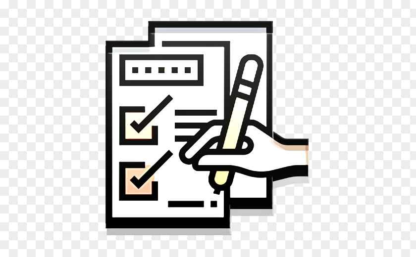 Line Art Logo Checklist Icon Test Insurance PNG