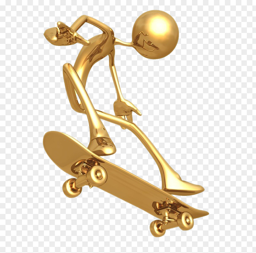 Skateboard 3D Computer Graphics Clip Art PNG