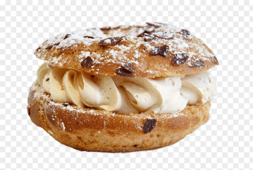 Baked Bread Danish Pastry Profiterole Zeppole Paris-Brest PNG