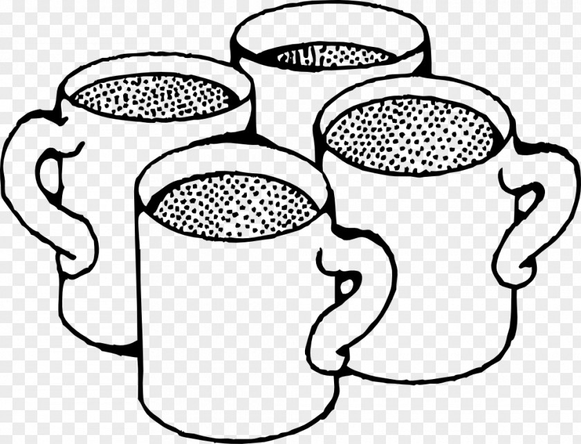 Coffee Cup Mug Hot Chocolate Coloring Book PNG