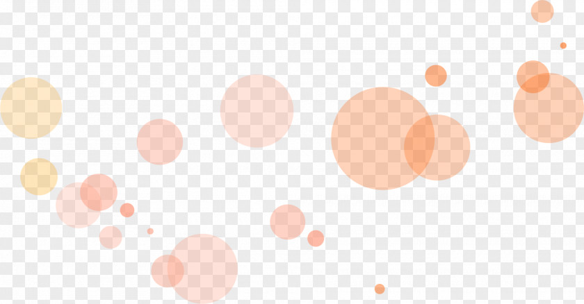 Orange Concise Circle Wallpaper PNG