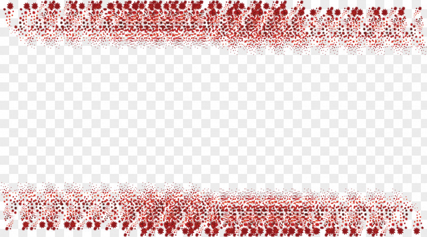 Red Star Border Background Decorative Pattern PNG