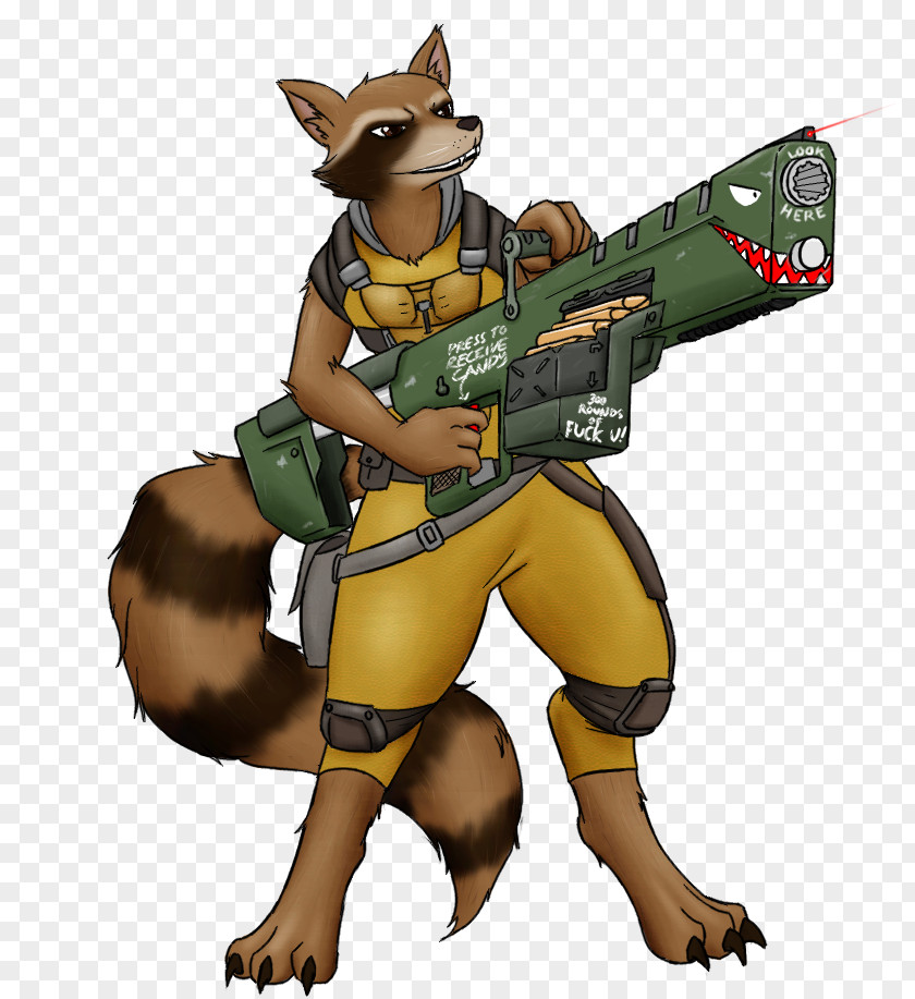 Rocket Raccoon Firearm Gun Ranged Weapon PNG