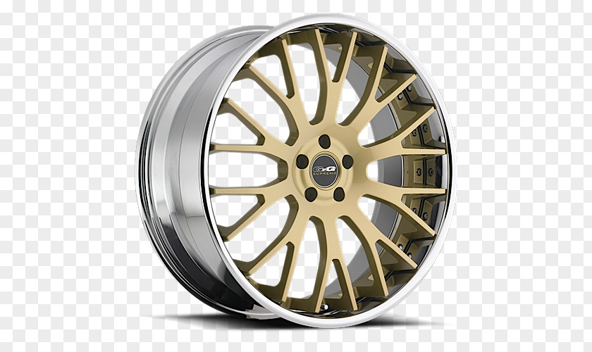 Silver Alloy Wheel Rim Custom Machining PNG