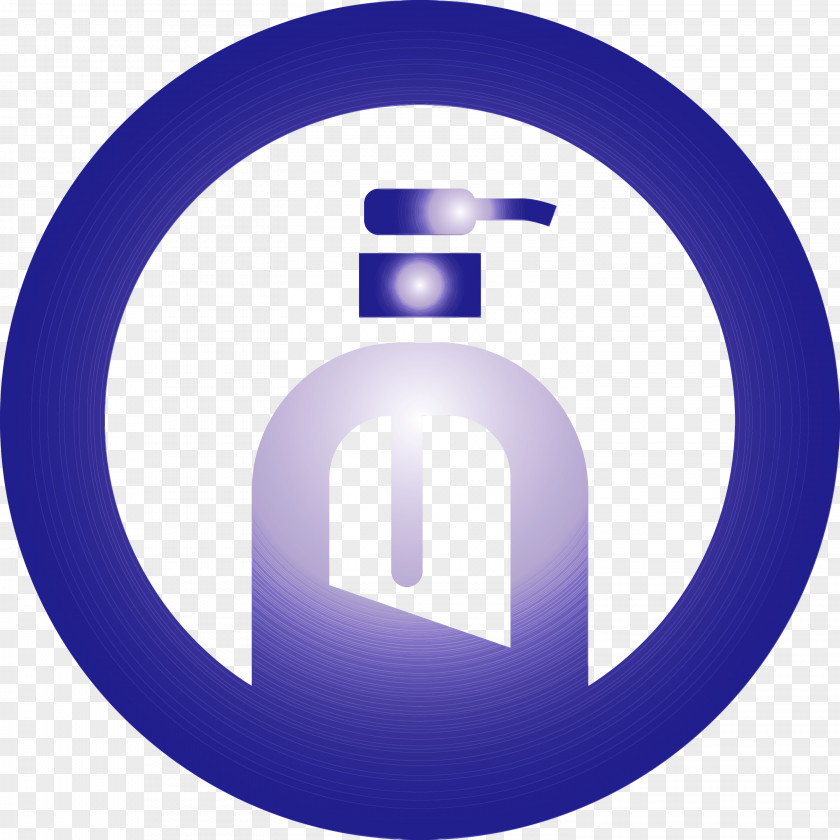 Blue Violet Electric Symbol Circle PNG