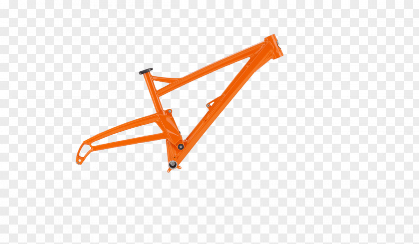 Orange Frame Mountain Bikes Bicycle Frames PNG