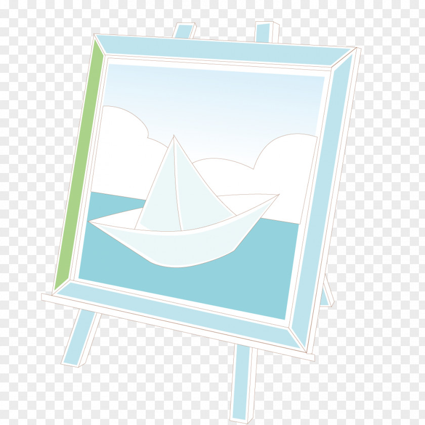 Paper Boat On The Drawing Board Computer File PNG