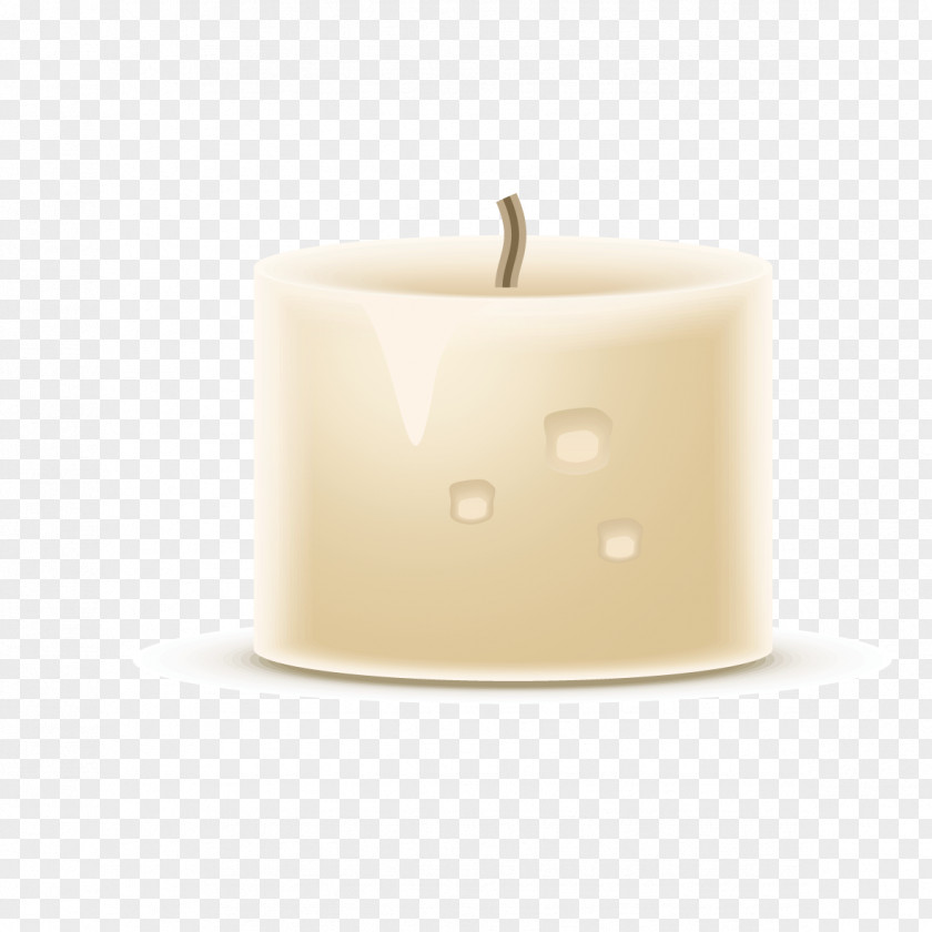 White Candles Vector Candle Wax Beige PNG
