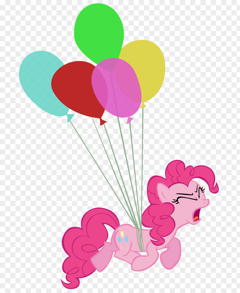 Air Balloon Pinkie Pie Rainbow Dash Clip Art PNG