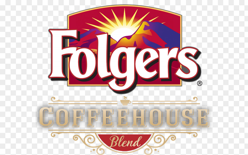 Folgers Coffee Logo Instant CoffeeHouse Blend Medium Dark Roast Ground 306g PNG