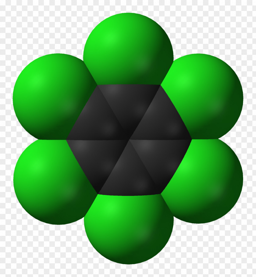 Hexachlorobenzene Organochloride Chemical Compound PNG