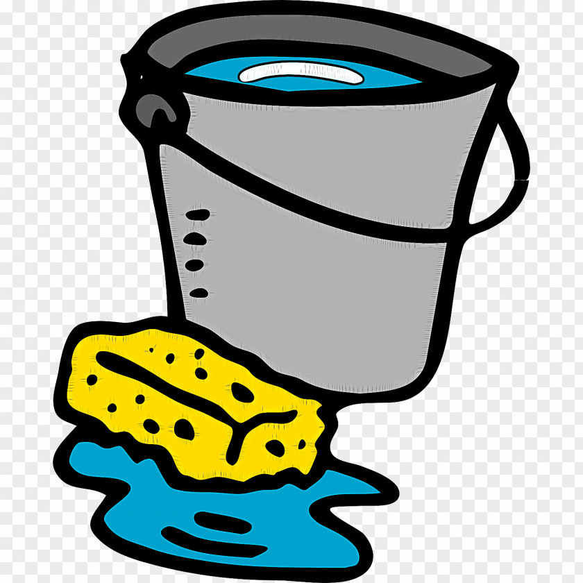 Sponge Bucket Washing Cleaning Table-glass PNG