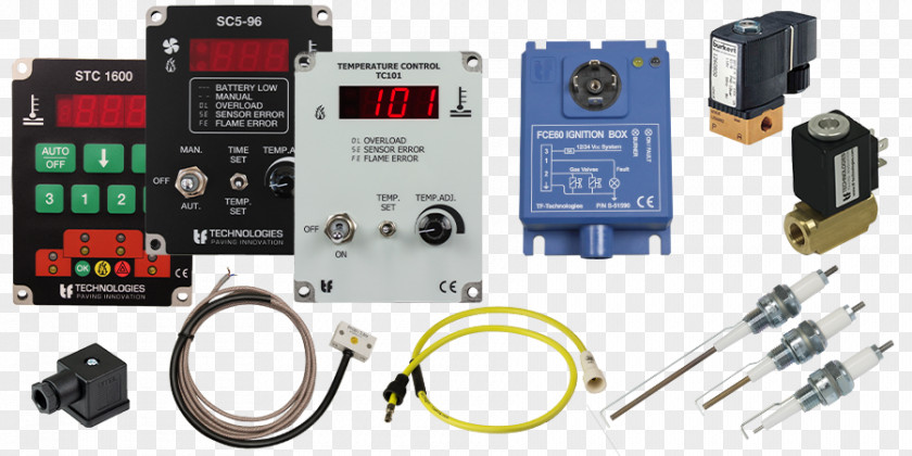 Temperature Controller Electronics Electronic Circuit Gas Component PNG