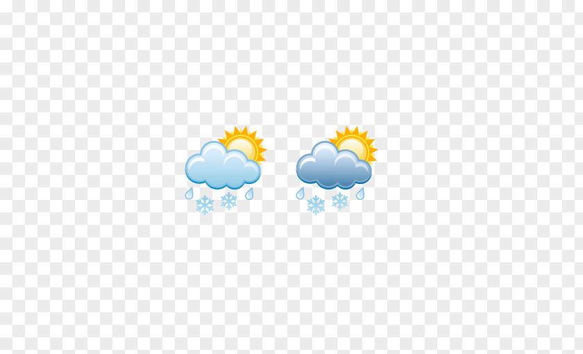 Weather Symbols,Cloudy, Sleet Rain And Snow Mixed Cloud PNG
