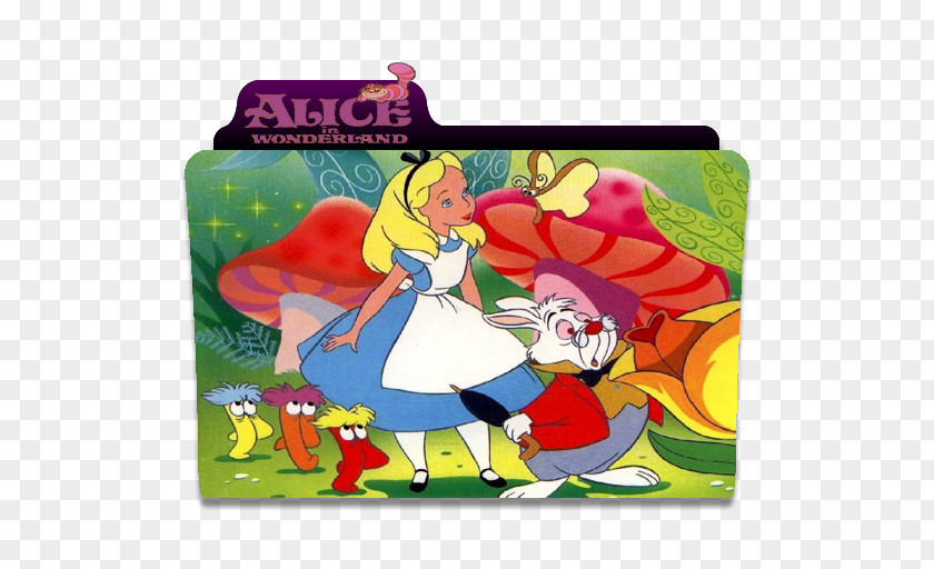Cartoon Alice Alice's Adventures In Wonderland And Through The Looking-Glass White Rabbit Tweedledum Mad Hatter PNG