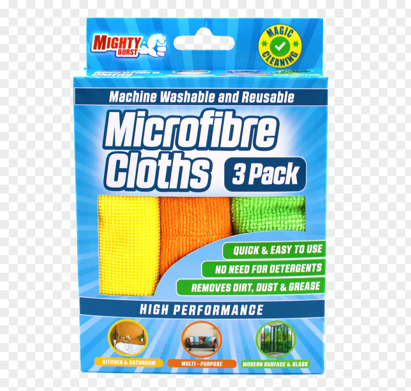 Energy Burst Vitamins Microfiber Textile Mighty Microfibre Cloths Cleaning Detergent PNG