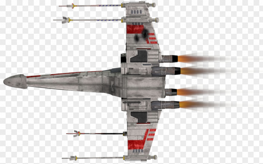 Iron Man Airplane X-wing Starfighter Looking 4 Trouble Digital Art PNG