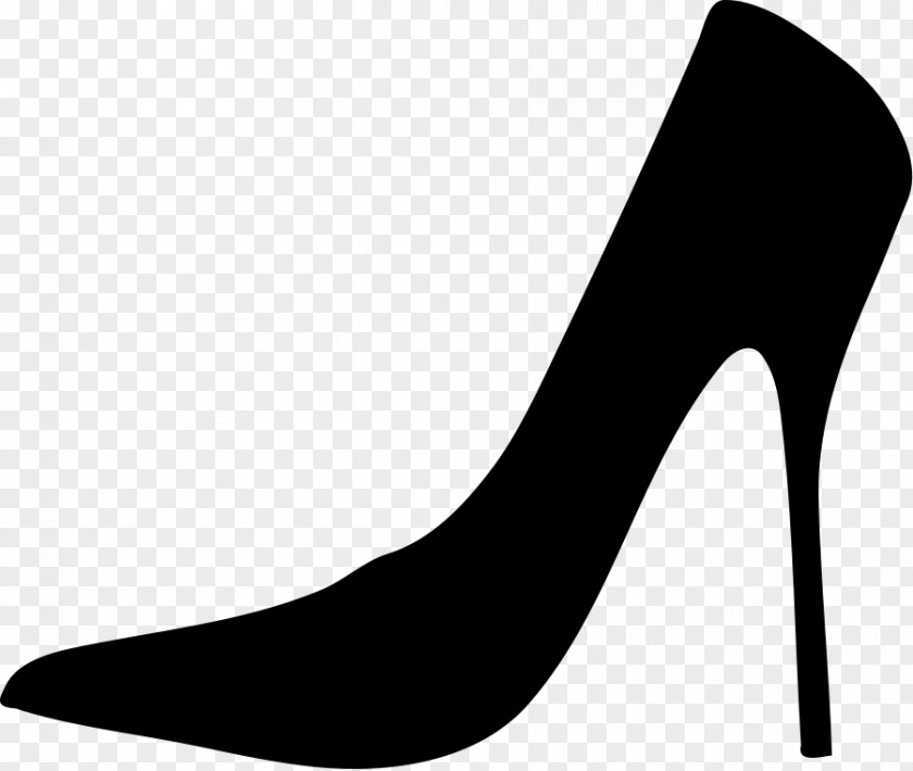 Vector Shoes Transparent Background Shoe Black And White High-heeled Footwear PNG