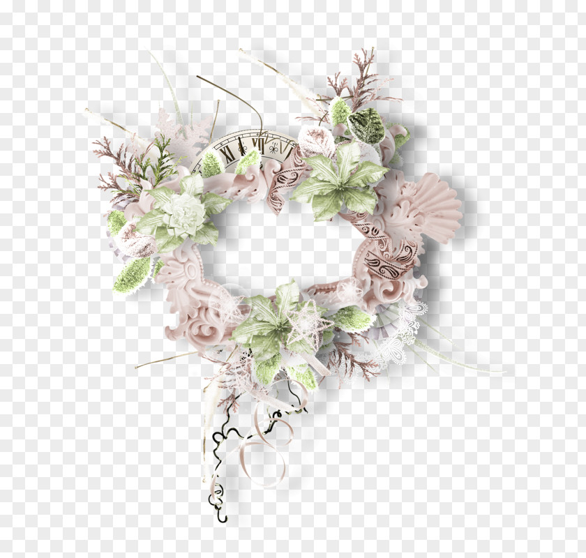 Watercolor Suculent Digital Scrapbooking Floral Design Wreath Picture Frames PNG