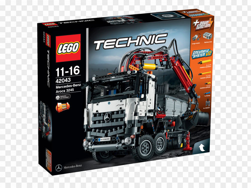 Mercedes Benz Mercedes-Benz Arocs Lego Technic Truck PNG