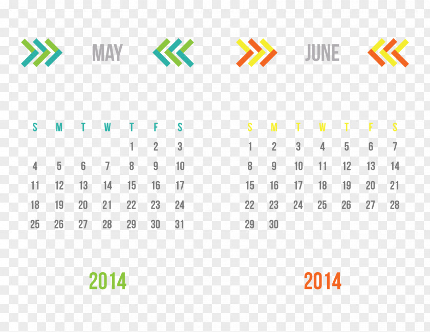 Watercolor Calendar 0 June Time Idea PNG